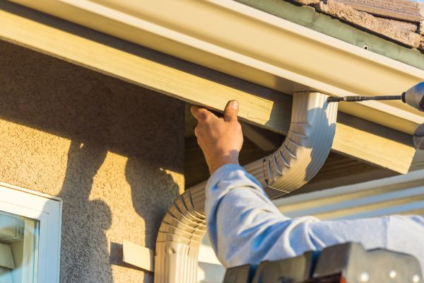 Aluminum Rain Gutter Service in Rogers